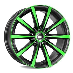 RH ALURAD GT hliníkové disky 9x21 5x130 ET55 color polished - green